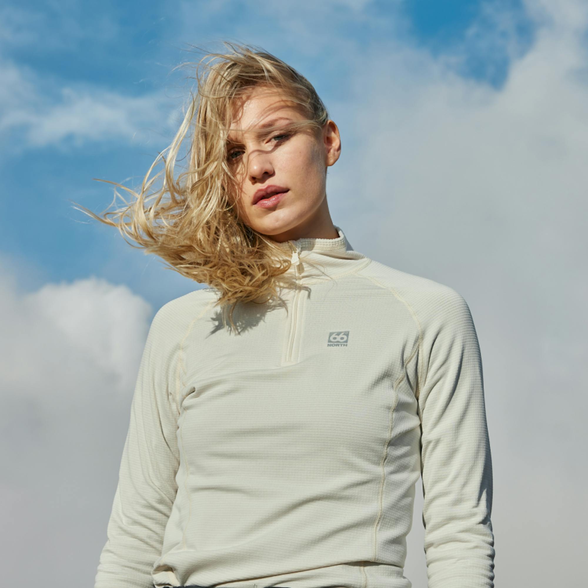 Women - Grettir Polartec® Power Grid™ Zip Neck | 66°North Women - Grettir Polartec® Power Grid™ Zip Neck | 66°North
